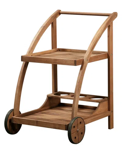 Linon Catalan Trolley In Brown