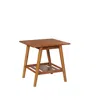 Linon Charlotte End Table In Brown
