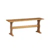 Linon Chelsea Bench In Brown
