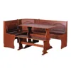Linon Chelsea Nook - Walnut In Red