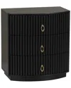 Linon Ciarra 3-drawer Nightstand