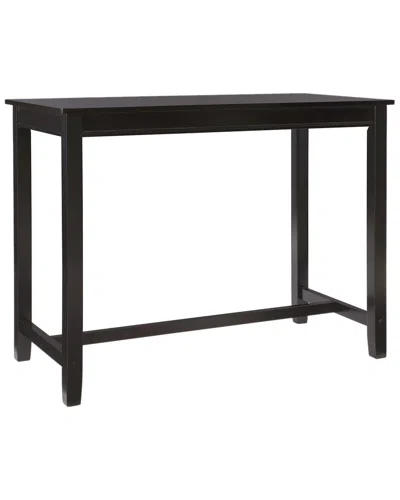 Linon Claridge 36in Counter Height Pub Table In Black
