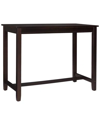 Linon Claridge 36in Counter Height Pub Table In Black