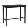 Linon Claridge Bar Pub Table Black