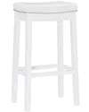 Linon Claridge Bar Stool In White