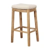 Linon Claridge Barstool In Brown