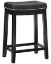 Linon Claridge Counter Stool In Black