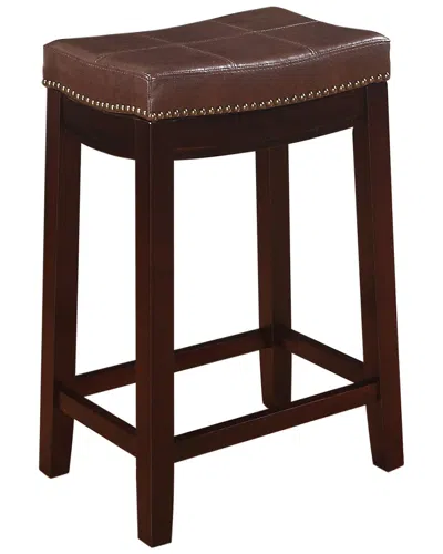 Linon Claridge Counter Stool In Brown