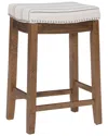 Linon Claridge Counter Stool In Brown