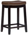 Linon Claridge Counter Stool In Brown