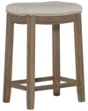Linon Claridge Counter Stool In Brown