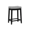 Linon Claridge Gray Counter Stool In Gray