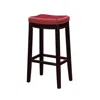 Linon Claridge Red Counter Stool