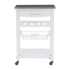 Linon Clarke Kitchen Cart In White