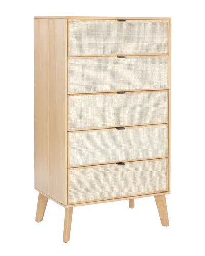 Linon Claudette Cane Chest In Neutral