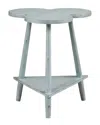 Linon Clover Side Table In Multi