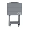 Linon Compass 5-piece Tv Tray Table Set In Gray