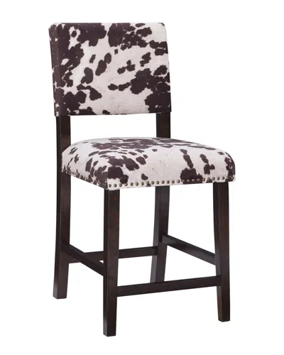 Linon Corey Udder Madness Counter Stool In Brown