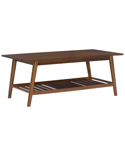 Linon Cosgrove Coffee Table In Brown