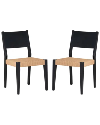 Linon Cosgrove Side Chair In Black