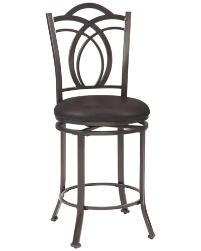 Linon Counter Stool In Brown