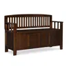 Linon Cynthia Storage Bench In Brown