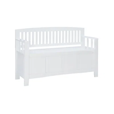 Linon Cynthia Storage Bench White
