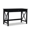 Linon Davis Laptop Desk, Black In Black