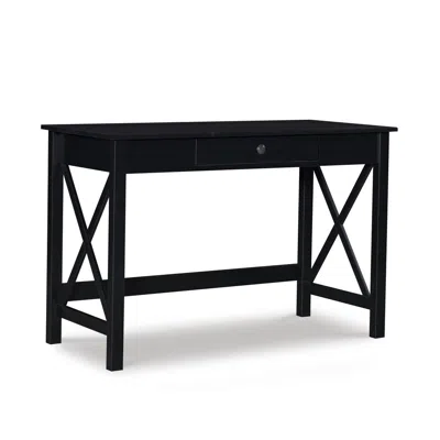 Linon Davis Laptop Desk, Black