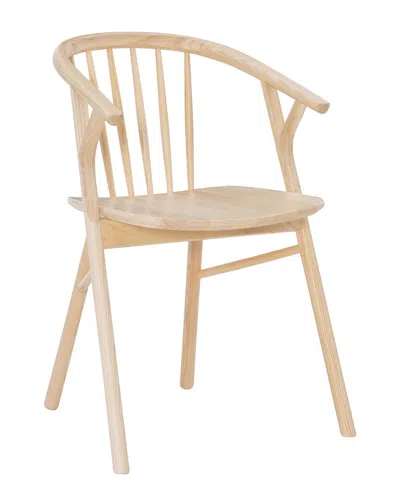 Linon Delmot Chair In Neutral