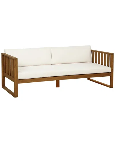 Linon Dennehy Outdoor Daybed In Brown