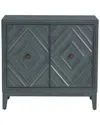 Linon Dian Diamond 2-door Cabinet