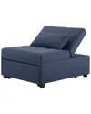Linon Dozer Sofa Chair In Blue