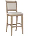 Linon Emerson Bar Stool In Brown