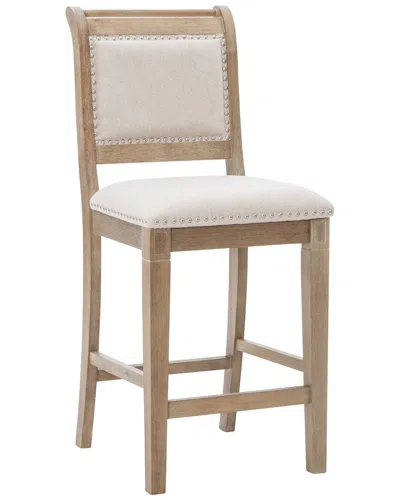 Linon Emerson Counter Stool In Neutral