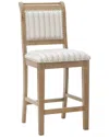 Linon Emerson Counter Stool In Grey