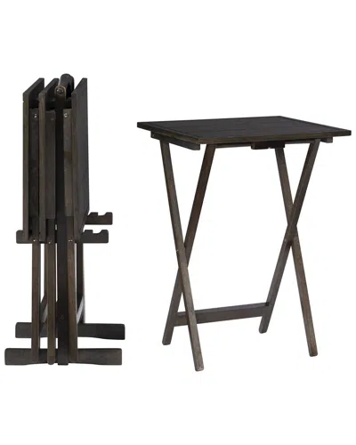 LINON LINON FAIRFIELD TRAY TABLE SET