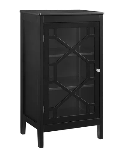 Linon Felicia Small Cabinet In Black