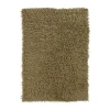 Linon Flokati Solid Woven Rectangular Area Rug In Brown