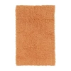 Linon Flokati Solid Woven Rectangular Area Rug In Orange