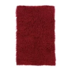Linon Flokati Solid Woven Rectangular Area Rug In Red