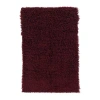 Linon Flokati Solid Woven Rectangular Area Rug In Red