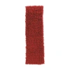 Linon Flokati Solid Woven Rectangular Runner In Red