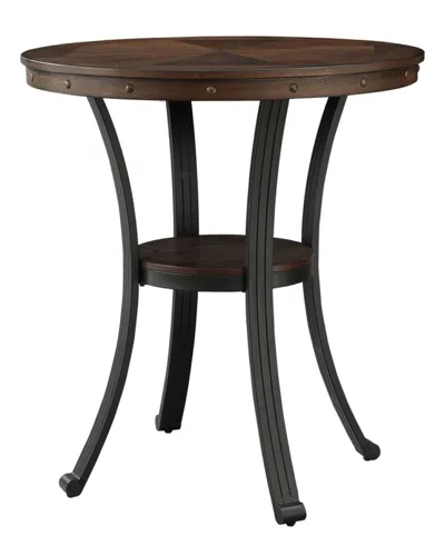Linon Franklin Pub Table In Brown