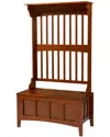 Linon Furniture Linon 64in Walnut Coat Rack