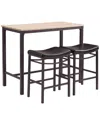 Linon Furniture Linon Betty 3pc Pub Set