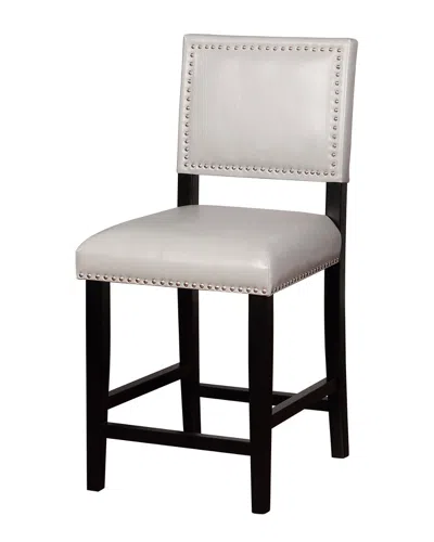 Linon Furniture Linon Brook Dove Gray Counter Stool