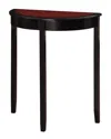 Linon Furniture Linon Camden Demi Lune Console Table