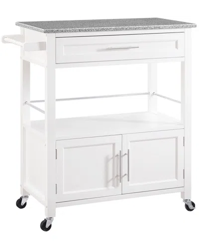 Linon Furniture Linon Cameron White Kitchen Cart