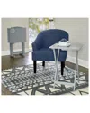 Linon Furniture Linon Gray Compass Tray Table Set
